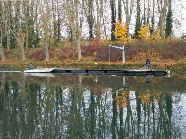 ponton en Garonne