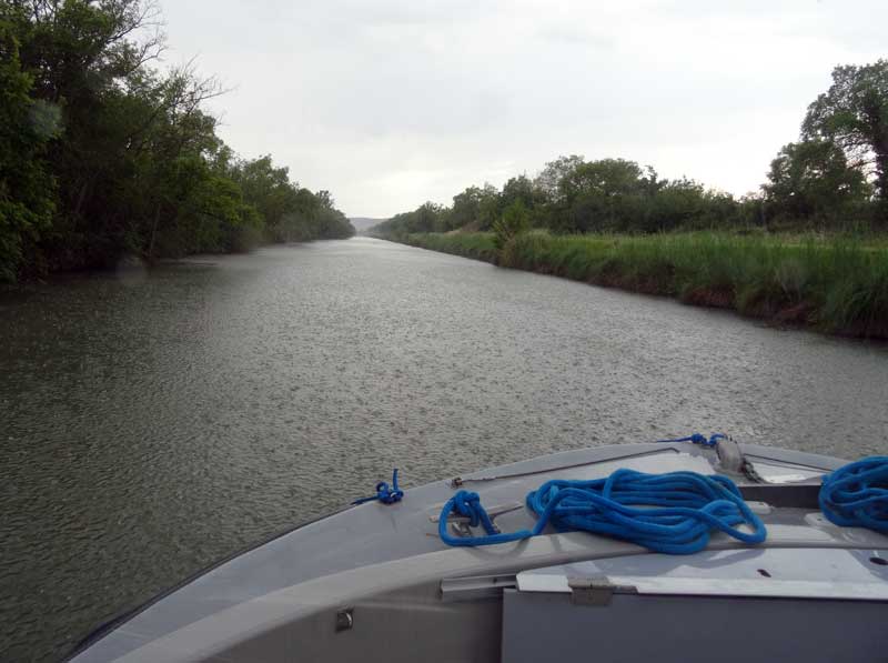 Canal de Rhône à Sète section écluse de Nourriguier