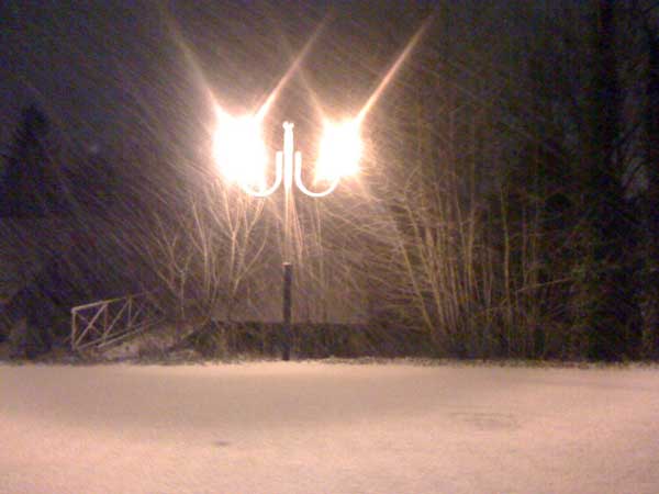 Neige à Briare