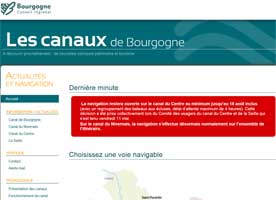 Les canaux de Bourgogne