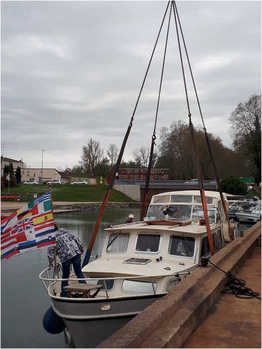 Grutage du bateau Simonszand