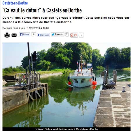 Ca vaut le détour à Castets en Dorthe