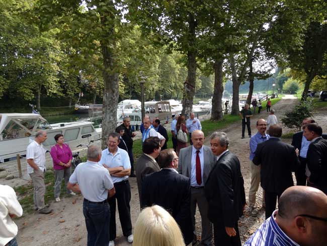 Inauguration du port de Castets