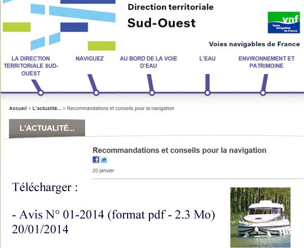 Recommandations et conseils pour la navigation