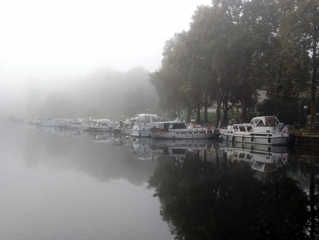 Port de Castets au petit matin