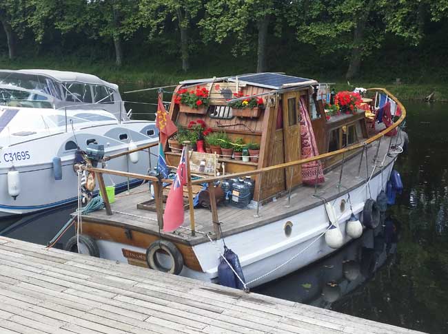 Port de Castets - Départ pour l'atlantique