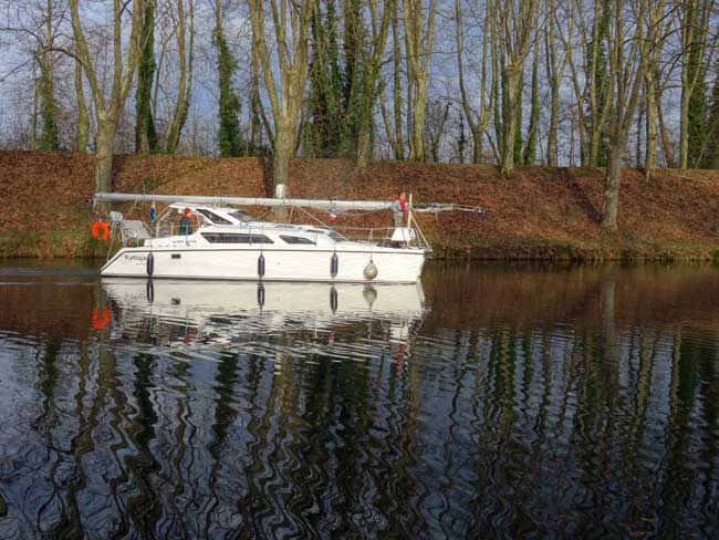 Navigation hivernale