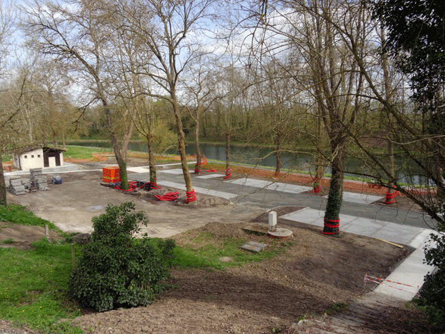 Aire d'accueil Castets en Dorthe