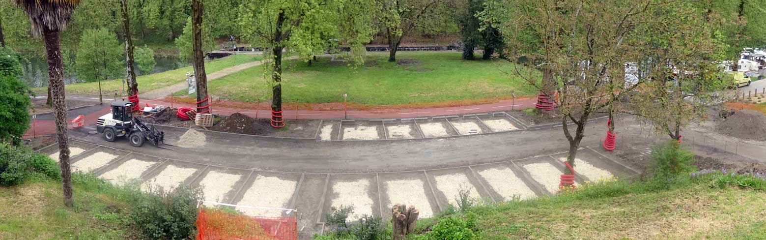 Parking Port de Castets-en-Dorthe