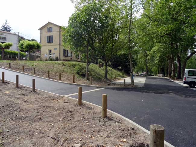 Ouverture des parkings au port de Castets en Dorthe