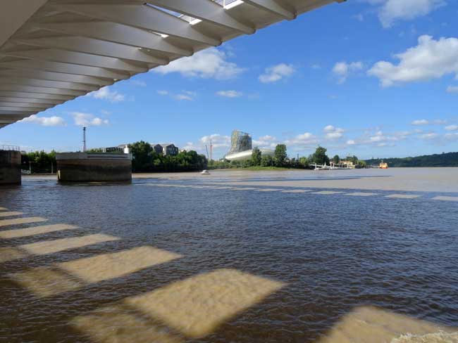 Pont Chaban Delmas  Bordeaux Cite du vin