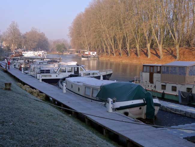 Port de Castets en glace