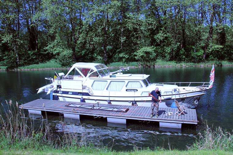 Ponton port de Castets