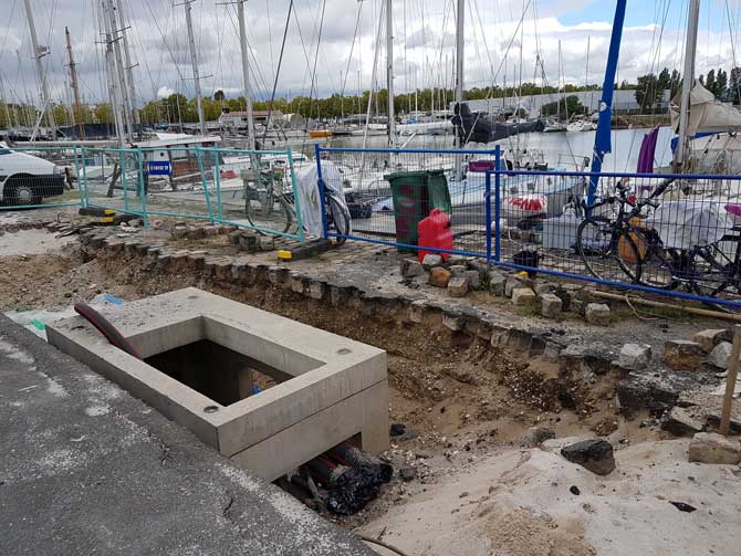 Travaux au bassin à flot - Bordeaux