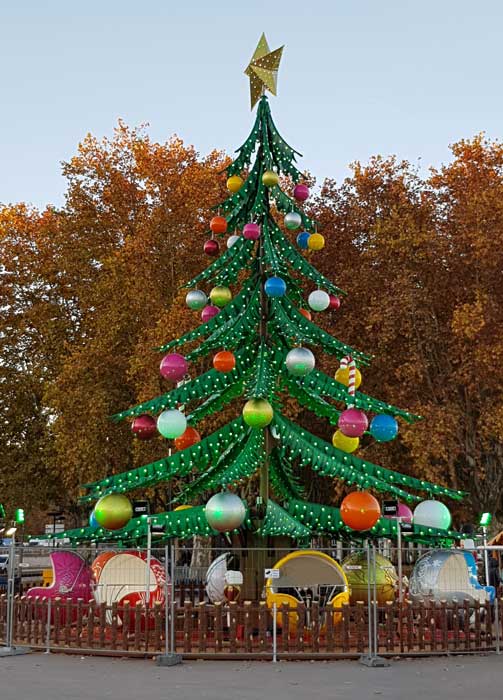 Sapin de noel manege