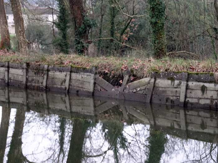 Travaux à prevoir dans le bief de l'Auriole