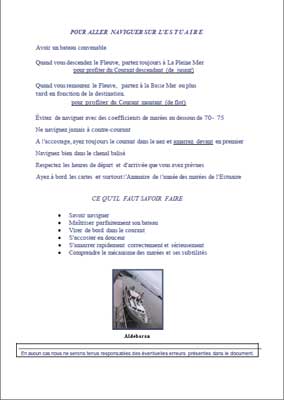 Naviguez sur l'estuaire
