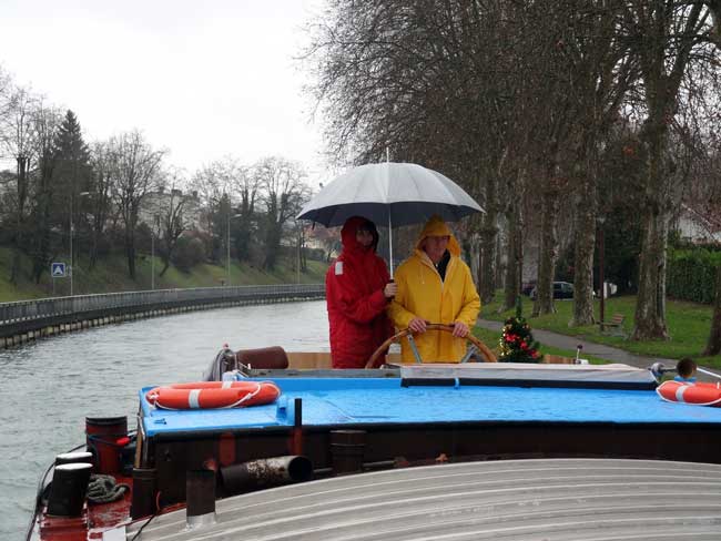 La pluie - Canal de Garonne