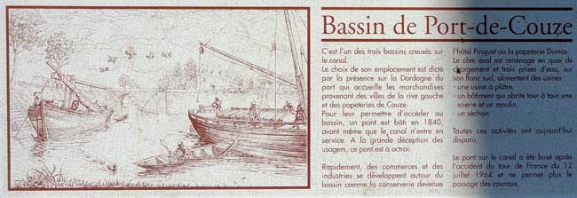 Bassin de Port-de-Couze