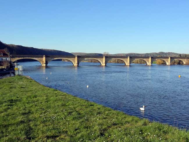 Le pont ferroviaire Bordeaux-Sarlat