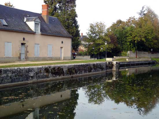 Amont écluse de Donnery