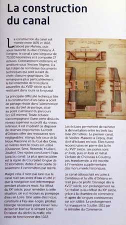 La construction du canal