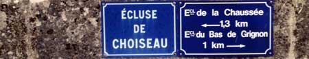 Ecluse de Choisseau