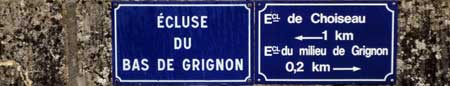 Ecluse de Bas Grignon