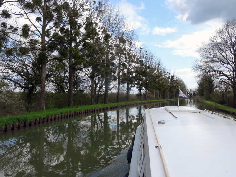 Navigation sur le canal