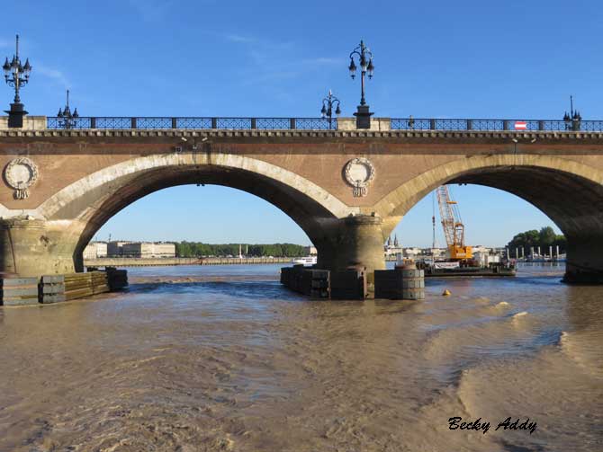 Travaux Pont de Pierre Bordeaux