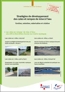 Statégies de développement des cales et rampes de mise à l'eau