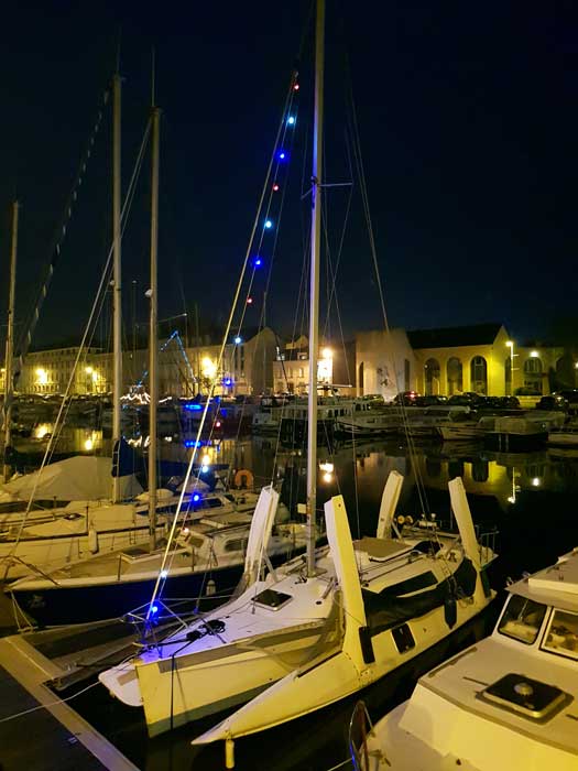 Decoration bateau noel