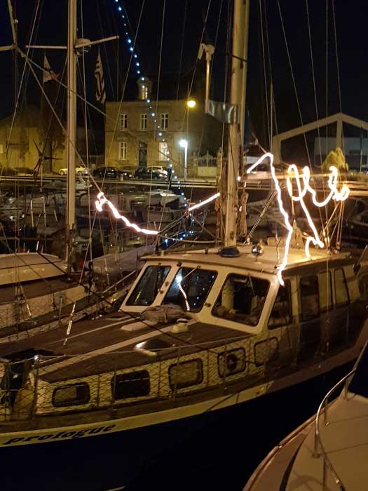 Decoration noel bateau