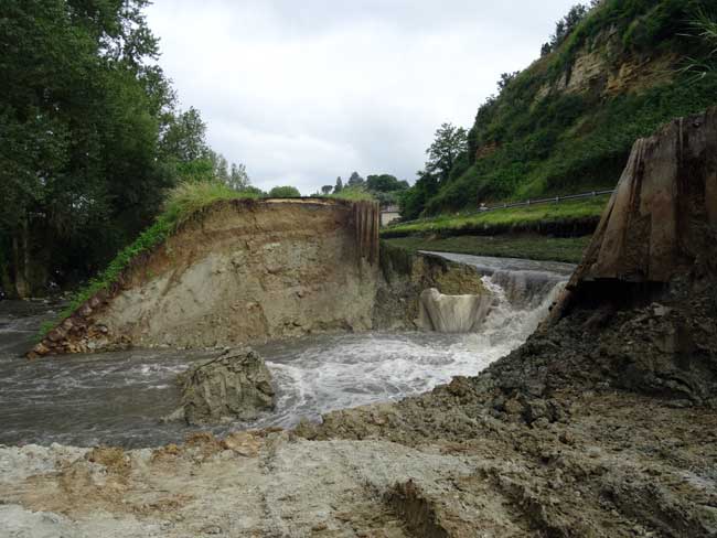 Rupture de berge