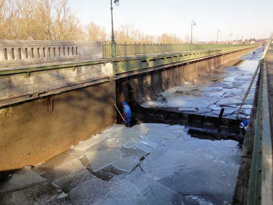 vidange Pont canal de Briare