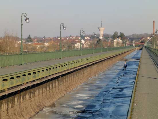 vidange Pont canal de Briare