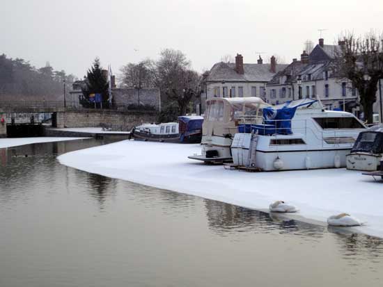 Port de Briare 7 fevrier 2012